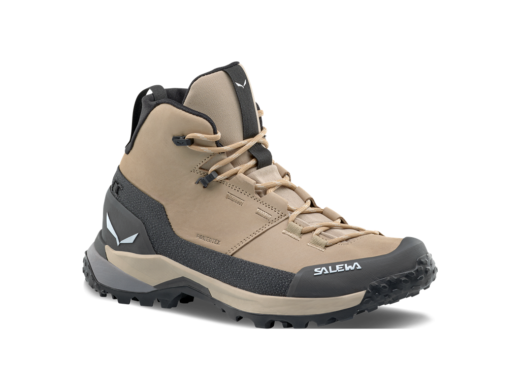 Puez Leather Mid Powertex Shoes Wmn