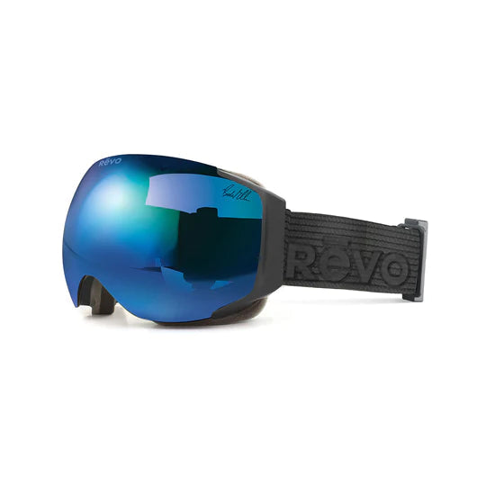 Bode N 8 Goggle Matte Black/ Black Corduroy W Blue Water | BOTËGHES LAGAZOI